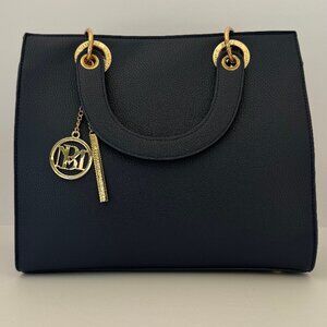 Navy Blue - Badgley Mischka Tote Bag